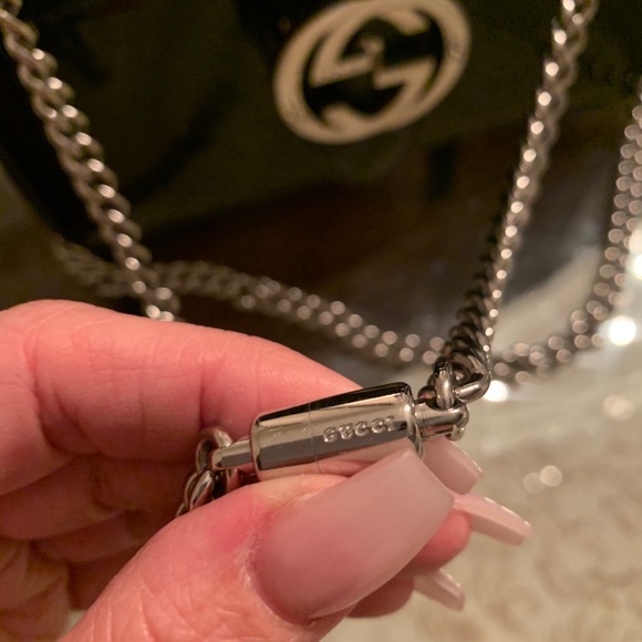 Authentic - GG Gucci marmont black leather bag. - Picture 6 of 13